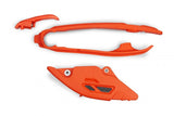 Chain Slider / Swingarm Slider Set UFO KTM SX / SX-F 2023 orange