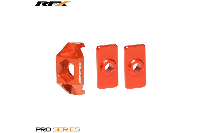 Kedjespännare / Axelblock RFX Pro orange KTM 50