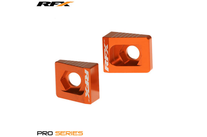 Chain Tensioners / Axelblock RFX Pro orange KTM 65