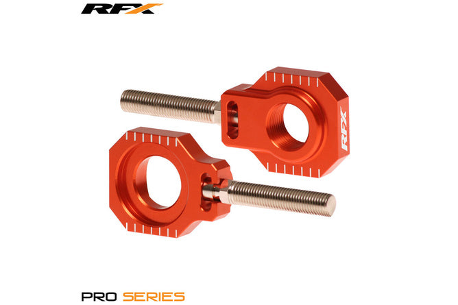 Kedjespänning / Axelblock RFX Pro orange KTM
