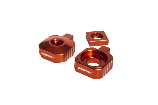 Chain Tensioners / Axle Blocks RFX Pro orange KTM SX65