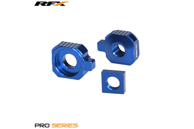 Chain Tensioners / Axle Blocks RFX Pro blå Husqvarna TC65