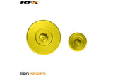 Ignition Cover / Timing Plug Set RFX Pro yellow Suzuki RM-Z 250 / 450