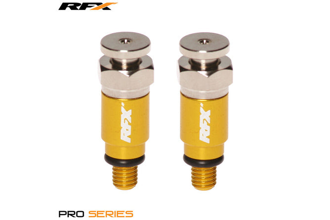 Gaffel Luftavluftare RFX Pro M5x0.8 gul Kayaba / Showa