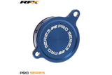 Oil Filter Cover RFX Pro blue - Kawasaki KXF 450 2006-2015