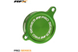 Oil Filter Cover RFX Pro green - Kawasaki KXF 450 2006-2015