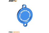Oil Filter Cover RFX Pro blue - Kawasaki KXF 450 2016-2018