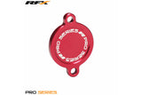 Oil Filter Cover RFX Pro red - Kawasaki KXF 450 2016-2018