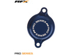Oil Filter Cover RFX Pro blue- Yamaha YZF 250 / 450