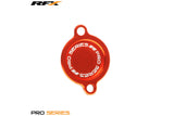 Oil Filter Cover RFX Pro orange KTM 250 450 after 2012