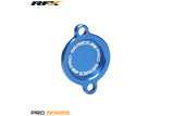 Oil Filter Cover RFX Pro blue Husqvarna 250 450