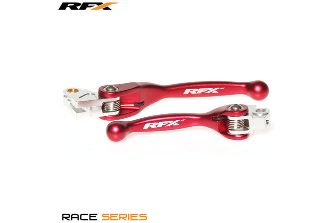Lever Set RFX Race vikbar smidd röd CR / CRF 2004 2007