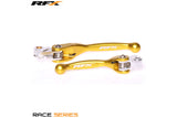 Lever Set RFX Race folding forged yellow Suzuki RM after 2005