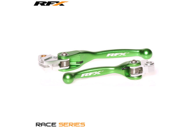 Lever Set RFX Race vikbar smidd grön KX 65 / 85