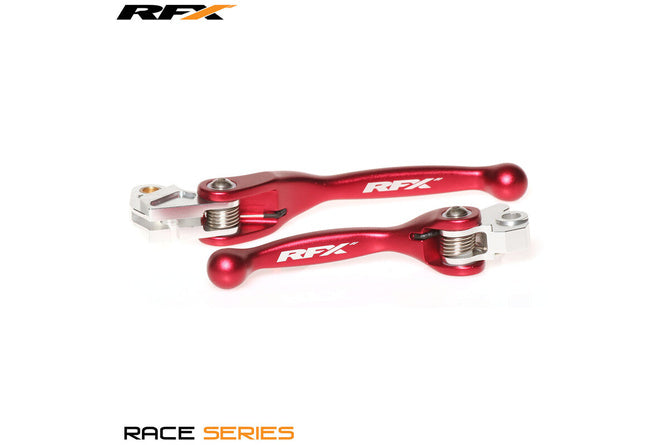 Lever Set RFX Race vikbar smidd röd KX 65 / 85