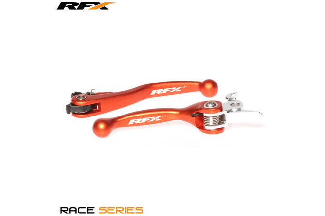 Hålla uppsättning RFX Race vikbar smidd orange KTM (Brembo broms / Magura koppling) 2009-2012
