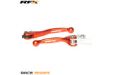 Lever Set RFX Race folding forged orange KTM SX / EXC 2014 - 2016