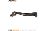 Gear Lever RFX Flex+ Factory Edition black / hard anodized Titan Kawasaki KXF 450
