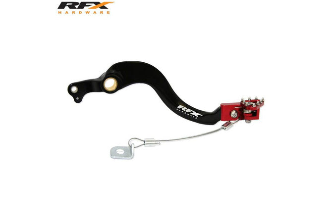 Bromspedal RFX Pro vikbar svart / röd Honda CRF 250 / 450