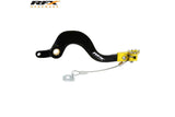 Brake Pedal RFX Pro folding black / yellow Suzuki RM-Z 250 / 450