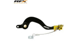 Brake Pedal RFX Pro standard black / yellow Suzuki RM 125