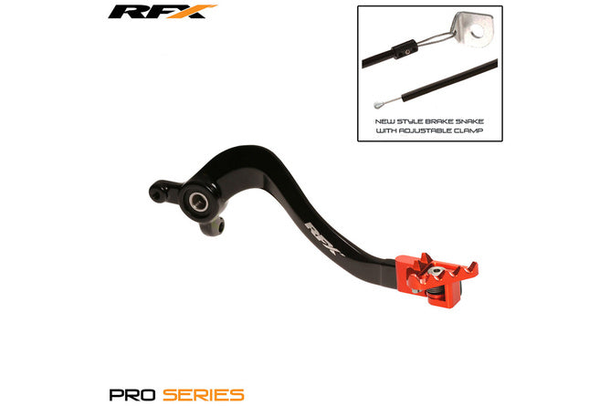 Bromspedal RFX Pro fällbar svart / orange KTM SX 85 2004-2017