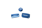 Brake / Clutch Cylinder Cover (set) RFX Pro blue (Brembo brake + Magura clutch) Husqvarna