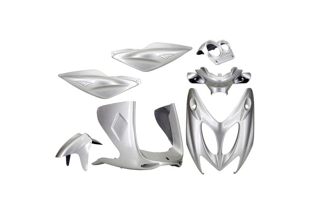 KÅPSET 7 DELAR SILVER/GRÅ AEROX FÖRE 2013 - Mopedproffsen