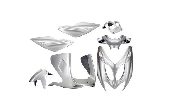 KÅPSET 7 DELAR SILVER/GRÅ AEROX FÖRE 2013 - Mopedproffsen