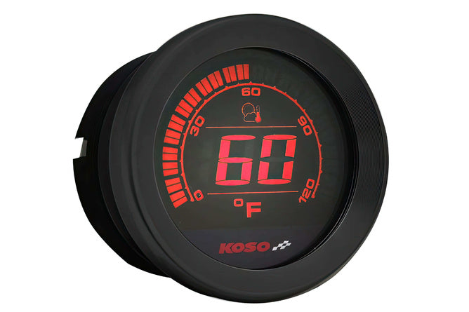 Termometer utomhustemperatur Harley Davidson digital Koso