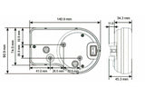 Speedometer Koso RX-3 with TFT display 10.000 RPM