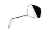 Mirror RMS, right, trapezoidal, chrome
