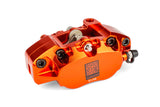 4-piston Caliper with adapter Brembo Stage6 R/T Orange