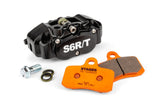 Brake Kit 4-piston caliper MK2 Stage6 R/T Black with Racing pads