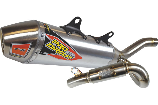 Avgassystem KTM SX-F 450 / Husqvarna FC 450 Pro Circuit T6 inox / alu 2023