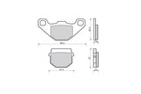 Plaquettes de frein Scooter Peugeot 50 Stage6 Racing