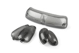 Indicator / Taillight Lens Set STR8 Piaggio Typhoon / NRG carbon look