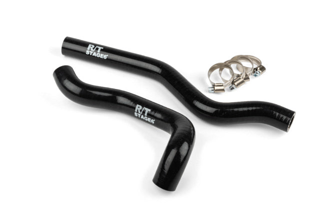 Radiatorslangset Stage6 R/T svart Beta / Rieju / Sherco 50
