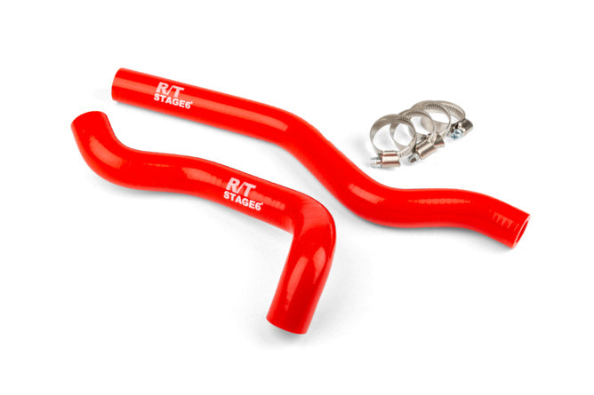 Radiatorslangset Stage6 R/T röd Beta / Rieju / Sherco 50