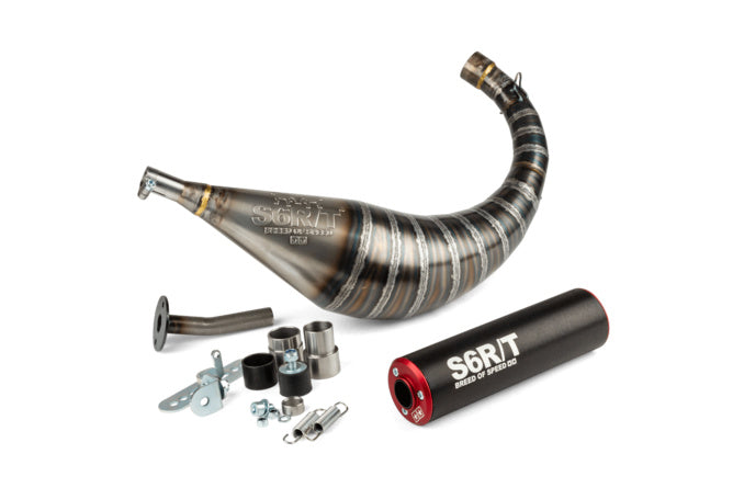 Avgassystem Stage6 R/T 70 - 80cc svart / röd AM6