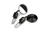 Mirror Bonneville CNC for handlebar end black