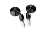Mirror Bonneville CNC for handlebar end black