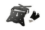 License Plate Holder adjustable aluminium black