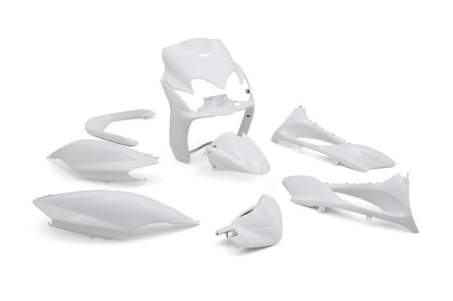 Kåpkit Yamaha Jog R (9 delar) Vit - Mopedproffsen