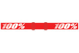 Bandeau de lunettes 100% Armega rouge