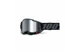 100% Accuri mirror black cross goggles