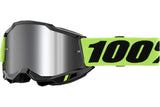 MX Goggles 100% Accuri 2 neon yellow silver mirror