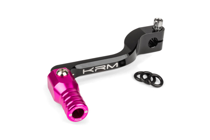 Växelspak KRM svart / rosa Derbi