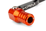 Gear Shift Lever KRM black / orange Derbi