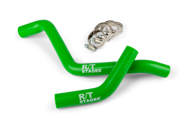 Radiatorslangset Stage6 R/T grön Derbi Euro 3 och Euro 4